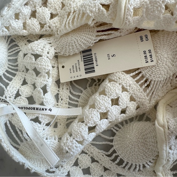 Anthropologie Crochet Halter Maxi Dress NWT - Picture 7 of 7